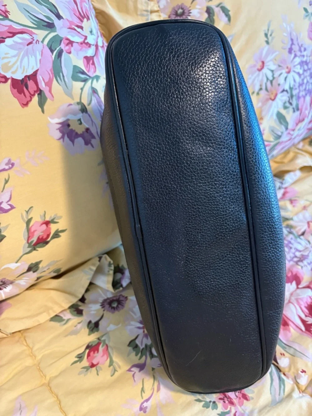 Longchamp Black Leather Bag ~ Forelli Style - Picture 8 of 12
